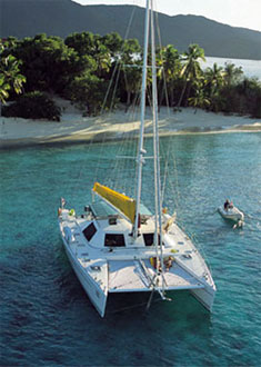 Sailing Catamaran Dream Catcher, Nanny Cay Marina, Tortola