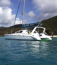 Sailing Catamaran Free Ingwe, Red Hook, St Thomas