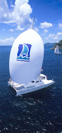 Sailing Catamaran Genesis II, Soper's Hole, Tortola, BVI