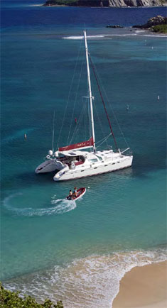Sailing Catamaran Naej, Tortola, St Martin, St Vincent