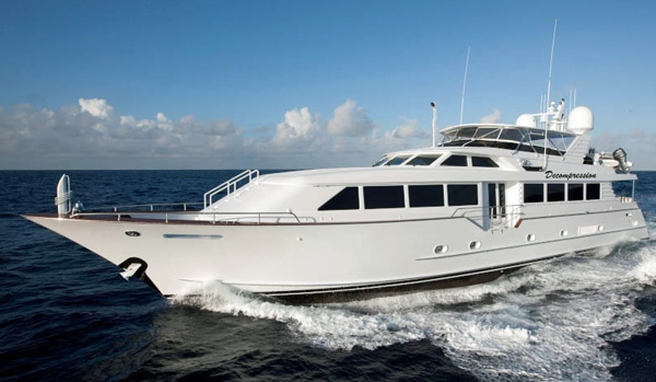 Decompression Crewed Power Yacht Charter
