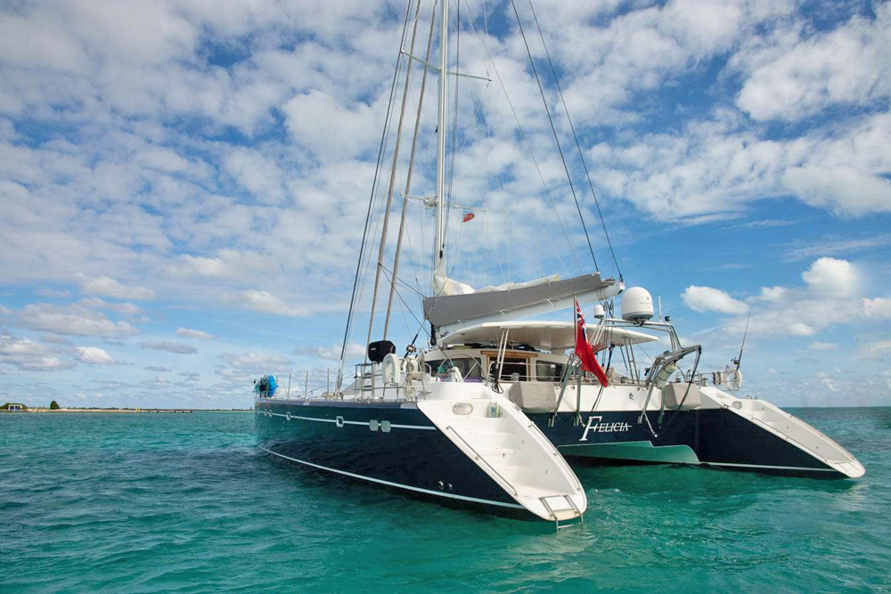 Felicia Crewed Catamaran Charter