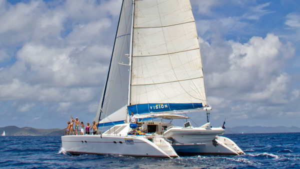 Vision Crewed Catamaran Charter