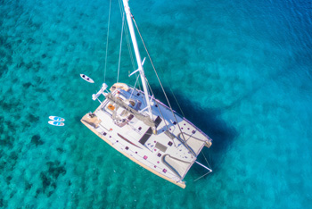 Anchored in the Virgin Islands