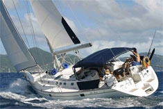 Monohull Blu Moon, Virgin Islands