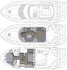 Crewed Yacht Lady Kelzie Layout, Motor Yacht, Virgin Islands