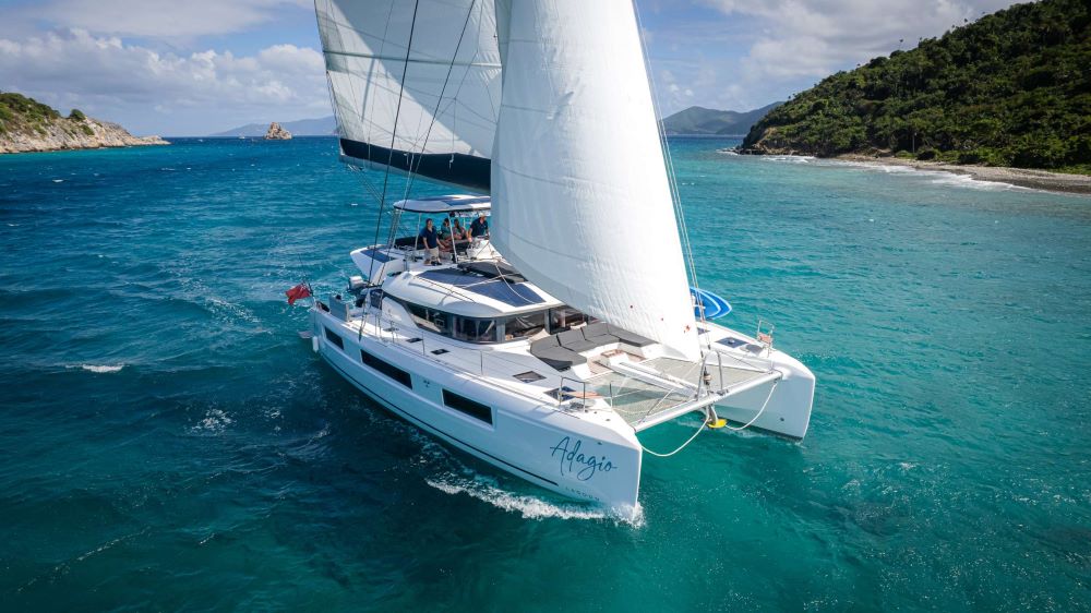 Adagio Crewed Catamaran Charter