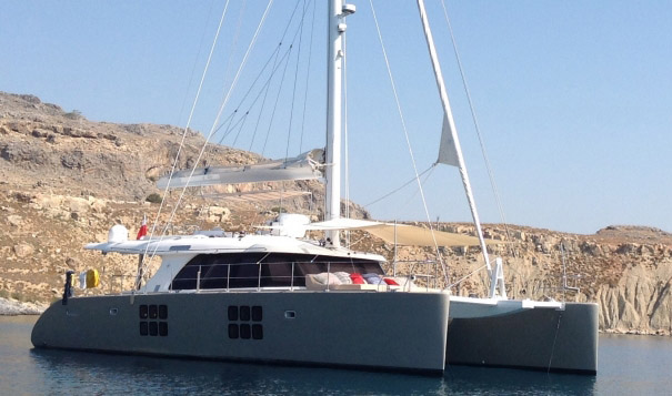 All View Crewed Catamaran Charter