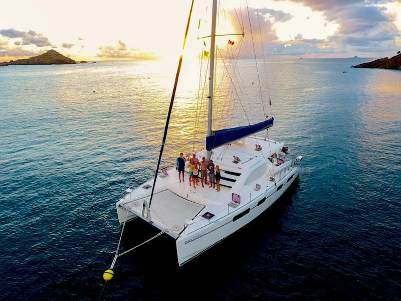 catamaran crewed charter caribbean