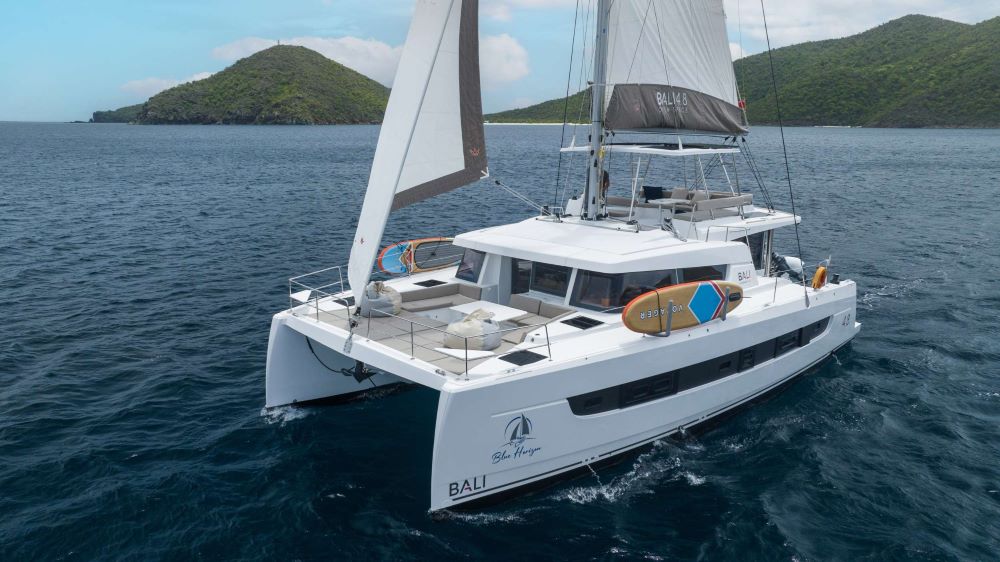 Blue Horizon 4.9 Crewed Catamaran Charter