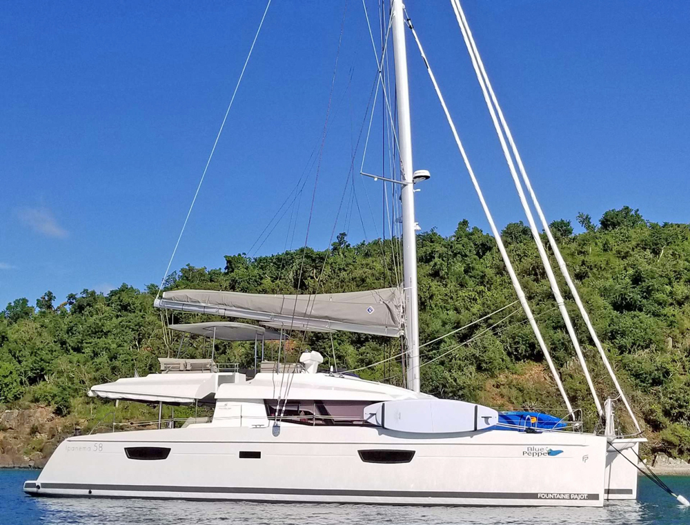 Blue Pepper Crewed Catamaran Charter