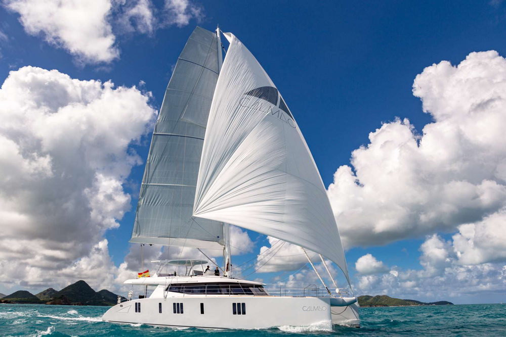 catamaran crewed charter caribbean