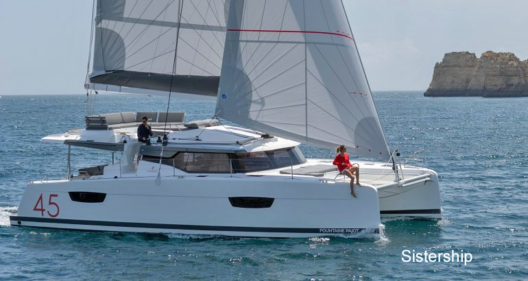 Champagne Crewed Catamaran Charter