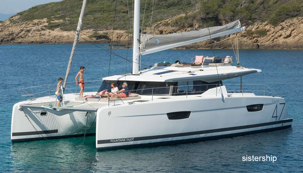 Champs Elysees Crewed Catamaran Charter