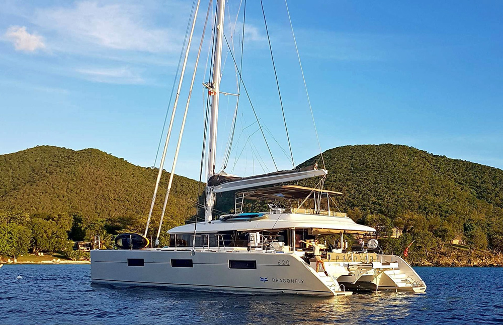 Dragonfly Crewed Catamaran Charter