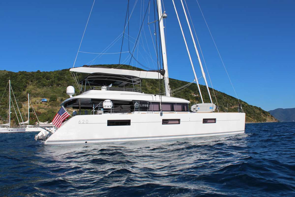 crewed catamaran charter usvi