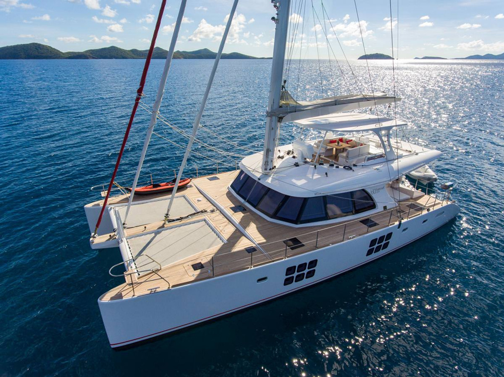 Euphoria Crewed Catamaran Charter Virgin Islands View Availability