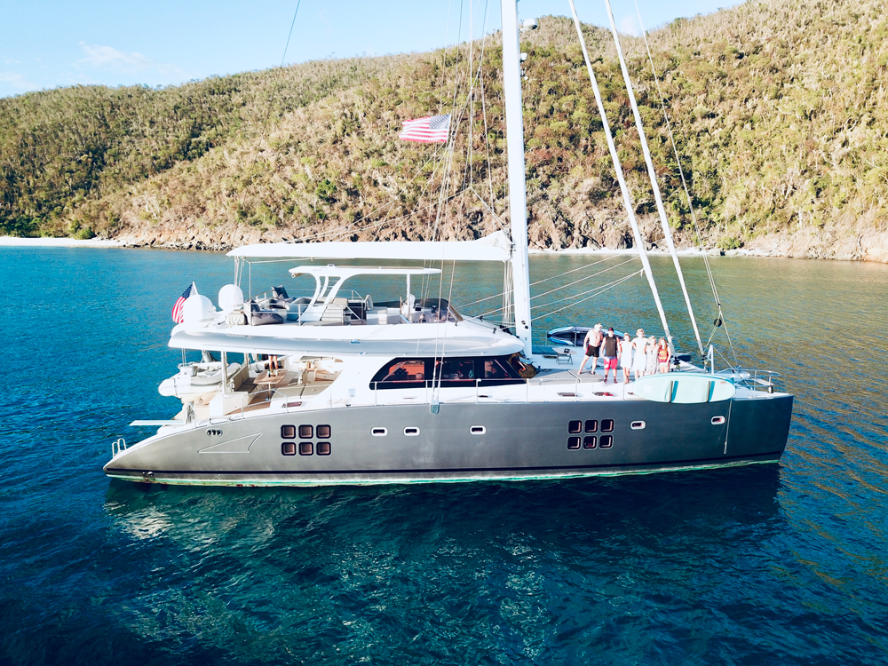 Excess Crewed Catamaran Charter