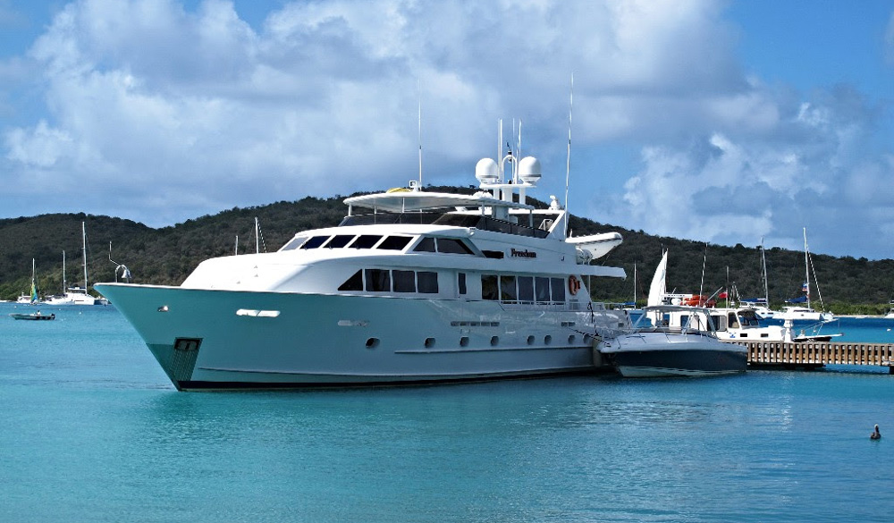 Freedom Crewed Power Yacht Charter