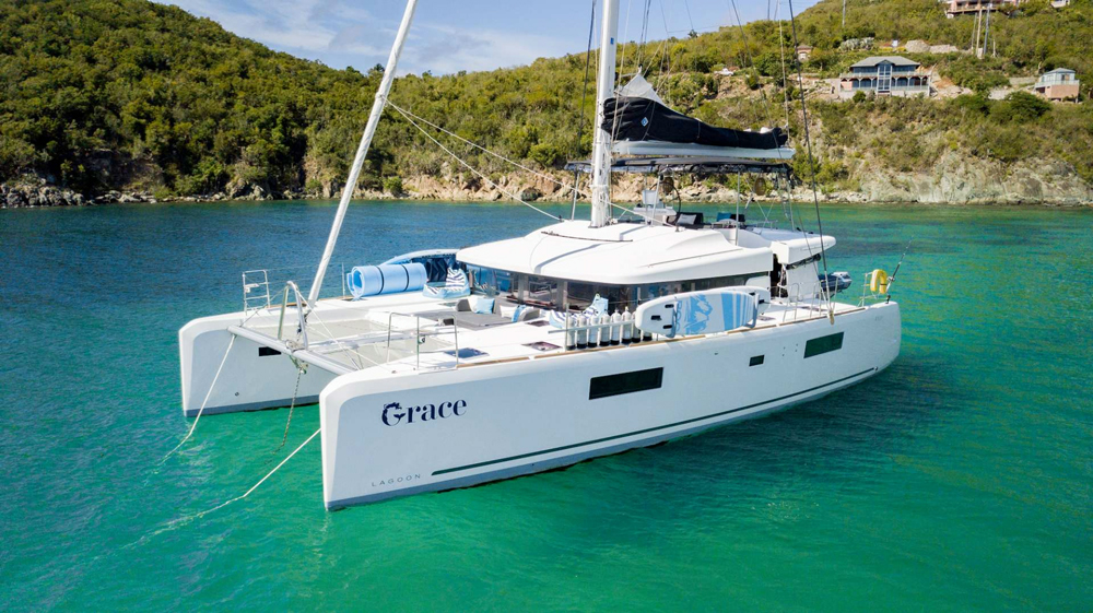 Grace Crewed Catamaran Charter