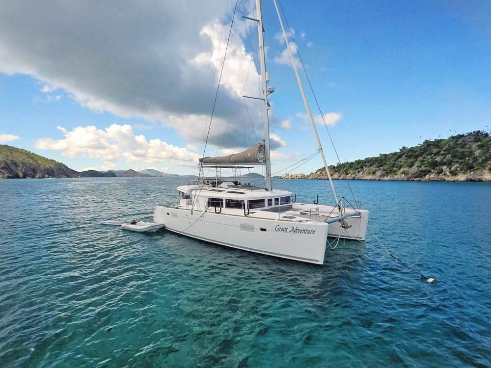 catamaran charter usvi