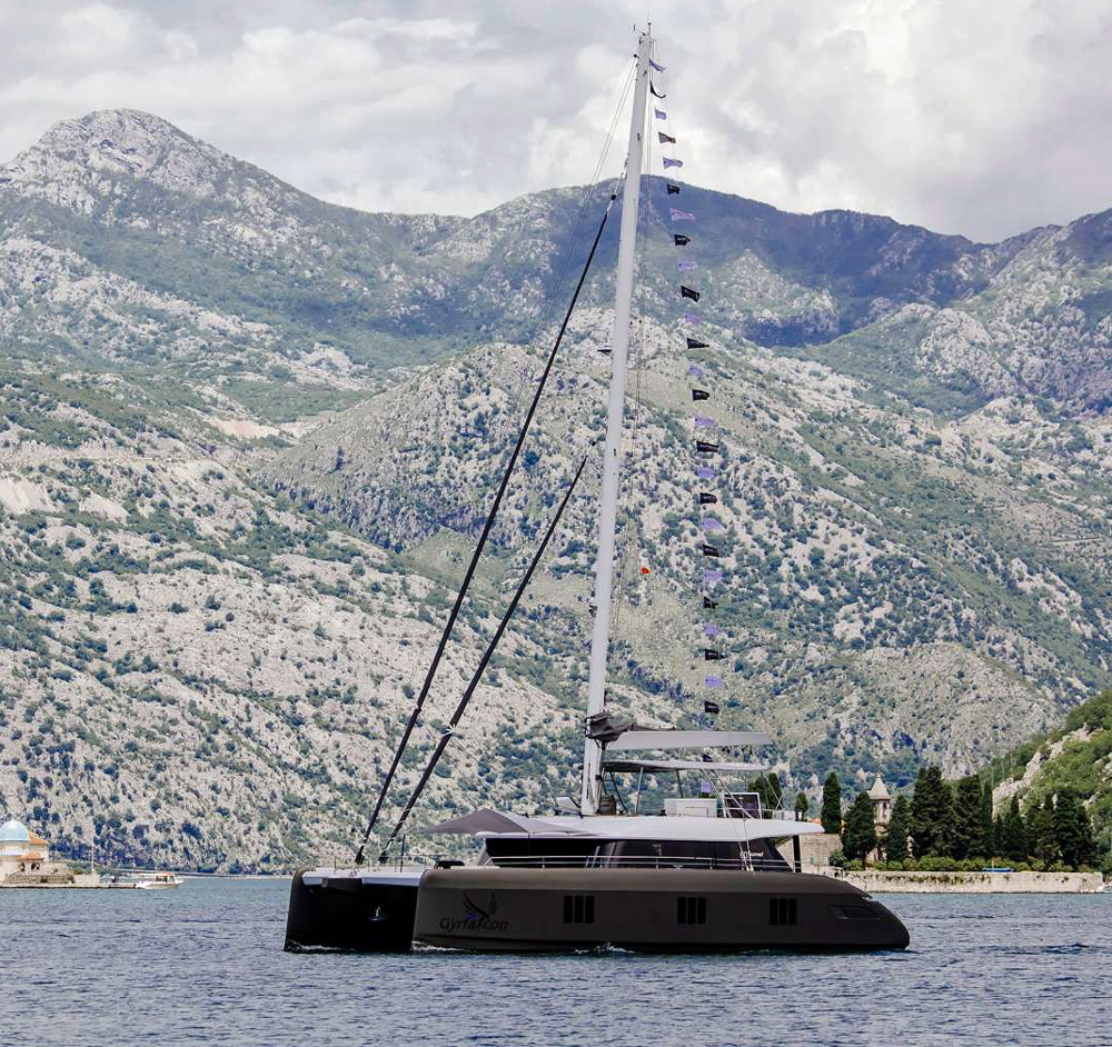 Gyrfalcon Crewed Catamaran Charter