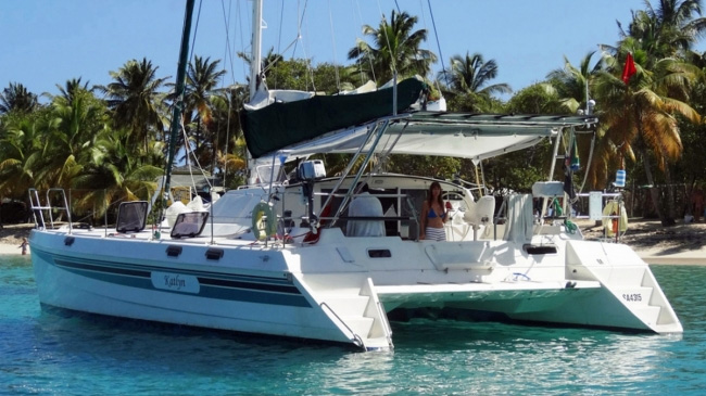 Katlyn Crewed Catamaran Charter