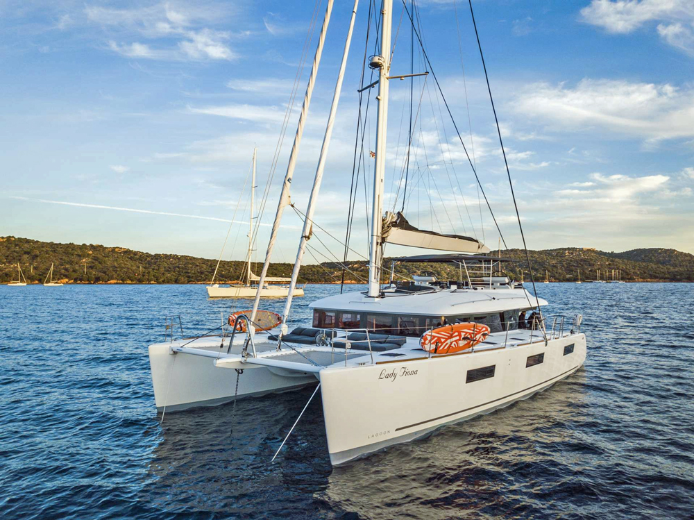Lady Fiona Crewed Catamaran Charter