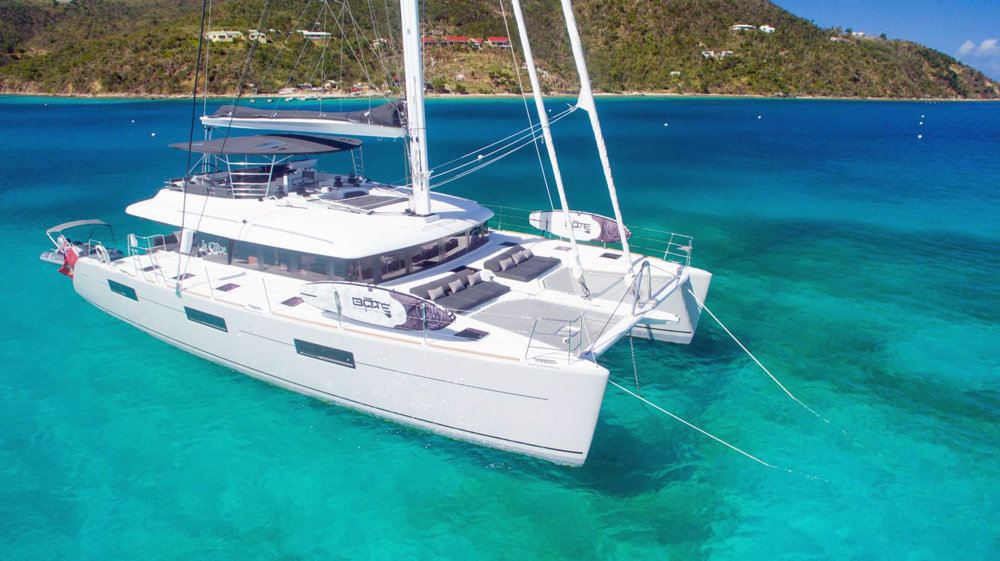 Le Reve Crewed Catamaran Charter Virgin Islands View Availability