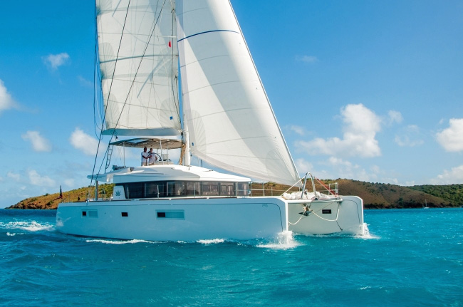 Lotus Crewed Catamaran Charter