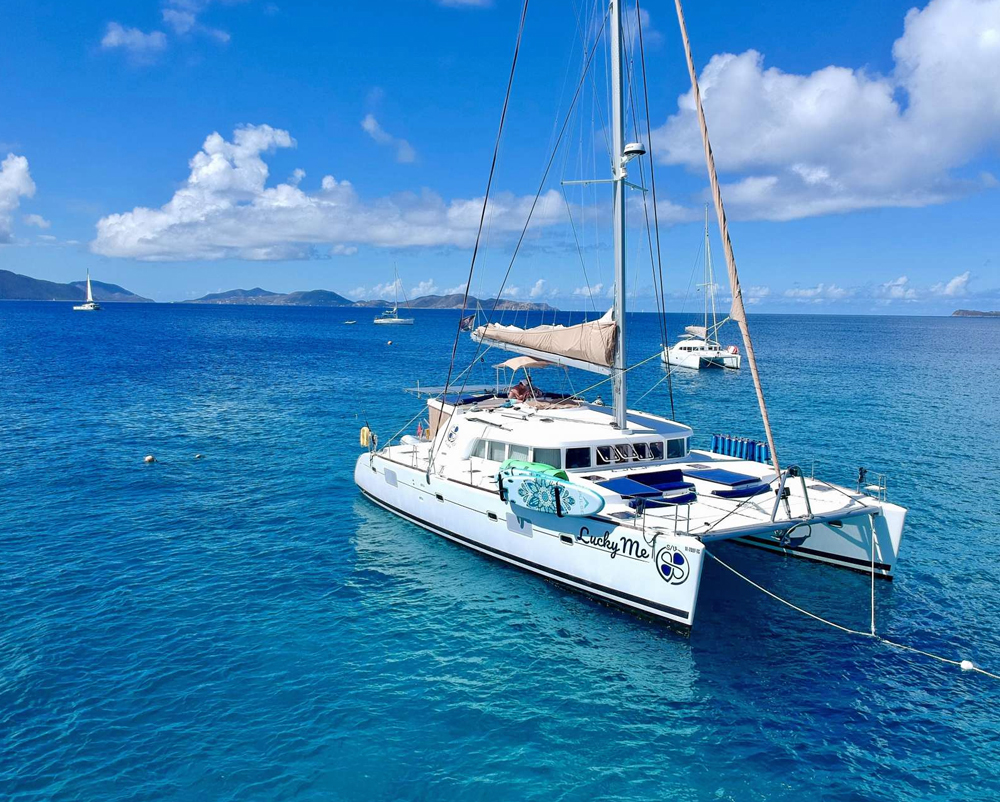Lucky Me Crewed Catamaran Charter