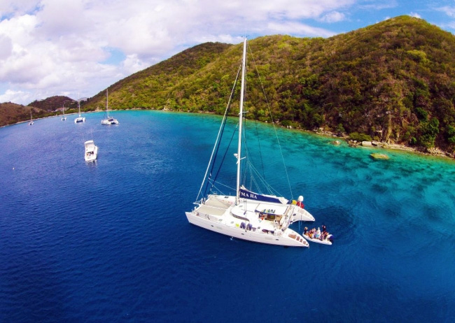 Ma Ha Crewed Catamaran Charter