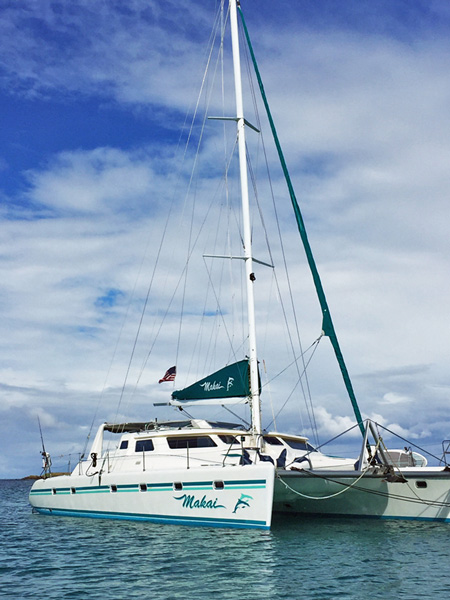 Makai Crewed Catamaran Charter