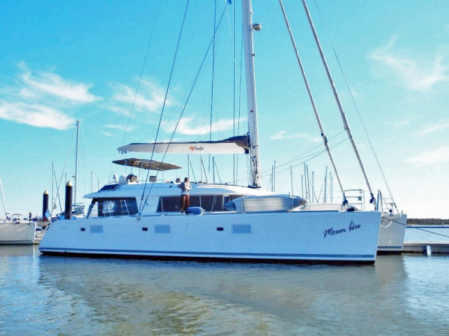 Moun Beu Crewed Catamaran Charter