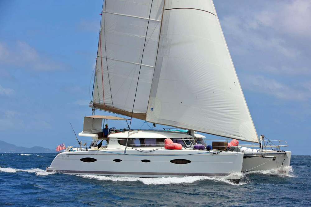 My Cherie Amour Crewed Catamaran Charter