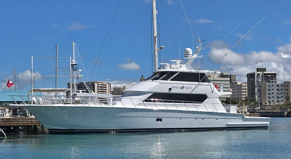 One Net Crewed Power Yacht Charter