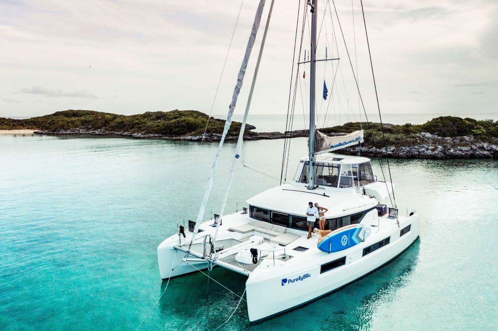 Purely Blu Crewed Catamaran Charter