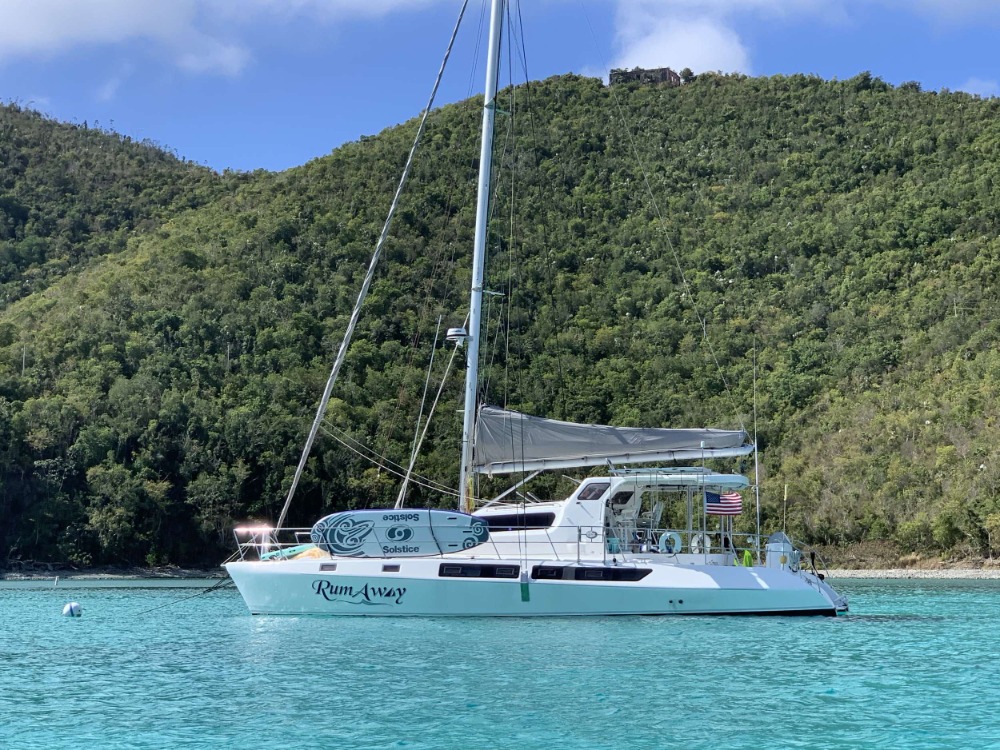 catamaran crewed charter caribbean