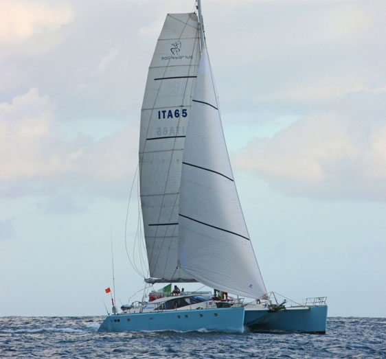 Sagittarius Crewed Catamaran Charter