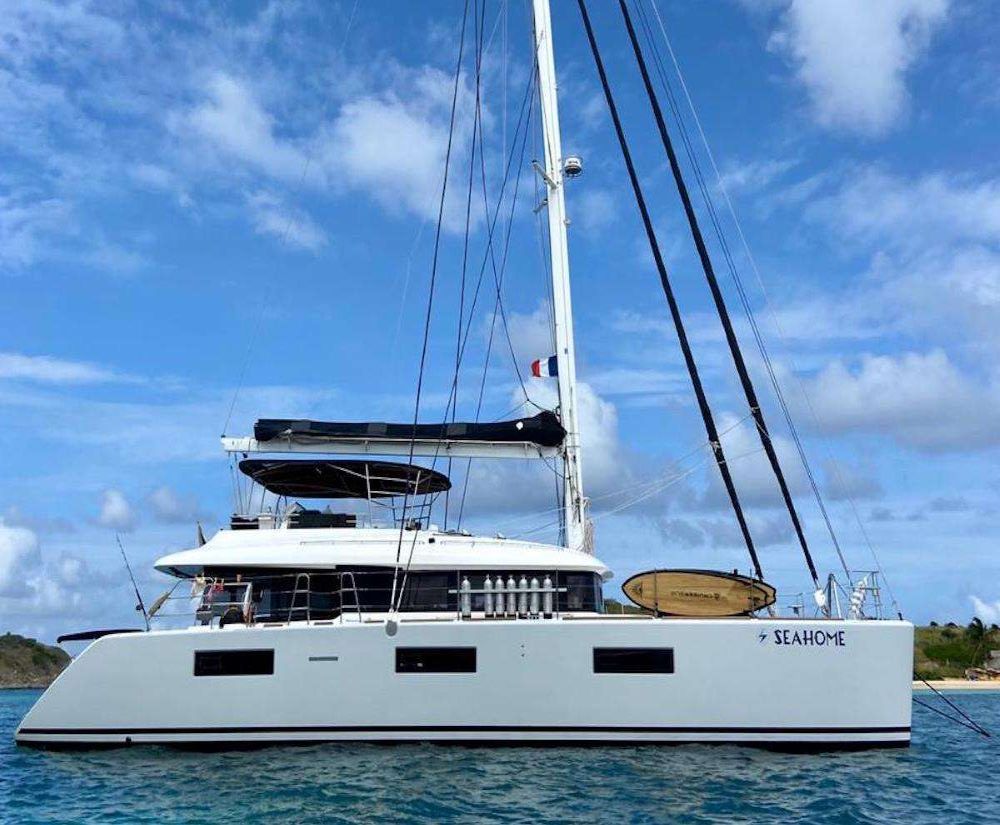 Seahome Crewed Catamaran Charter