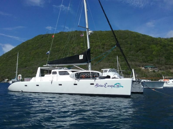 sailing catamaran sirius