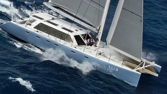 Slim Crewed Catamaran Charter