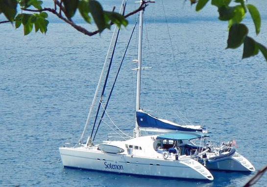 Soterion Crewed Catamaran Charter