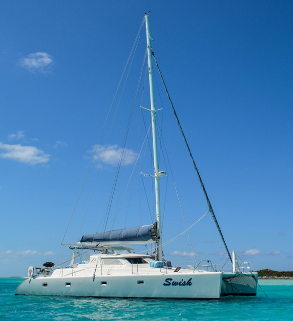 Swish Crewed Catamaran Charter