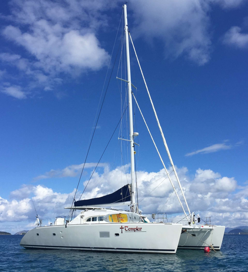 Templar Crewed Catamaran Charter