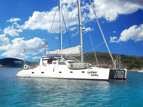 Twilight Rodeo Crewed Catamaran Charter