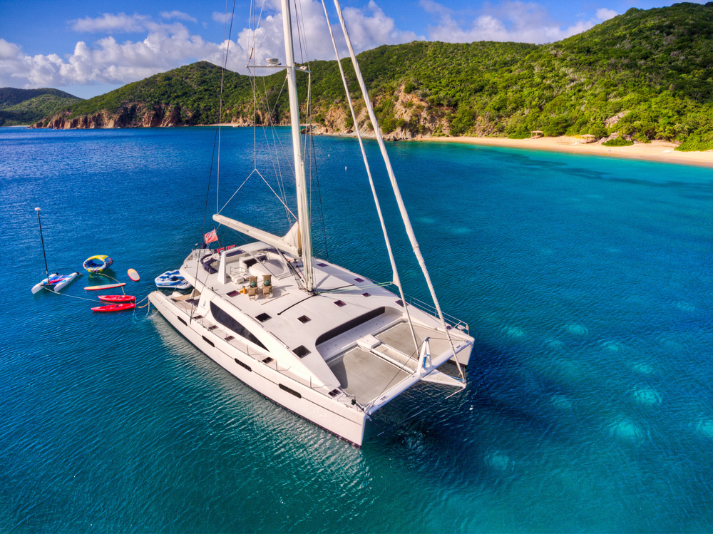 bvi islands catamaran